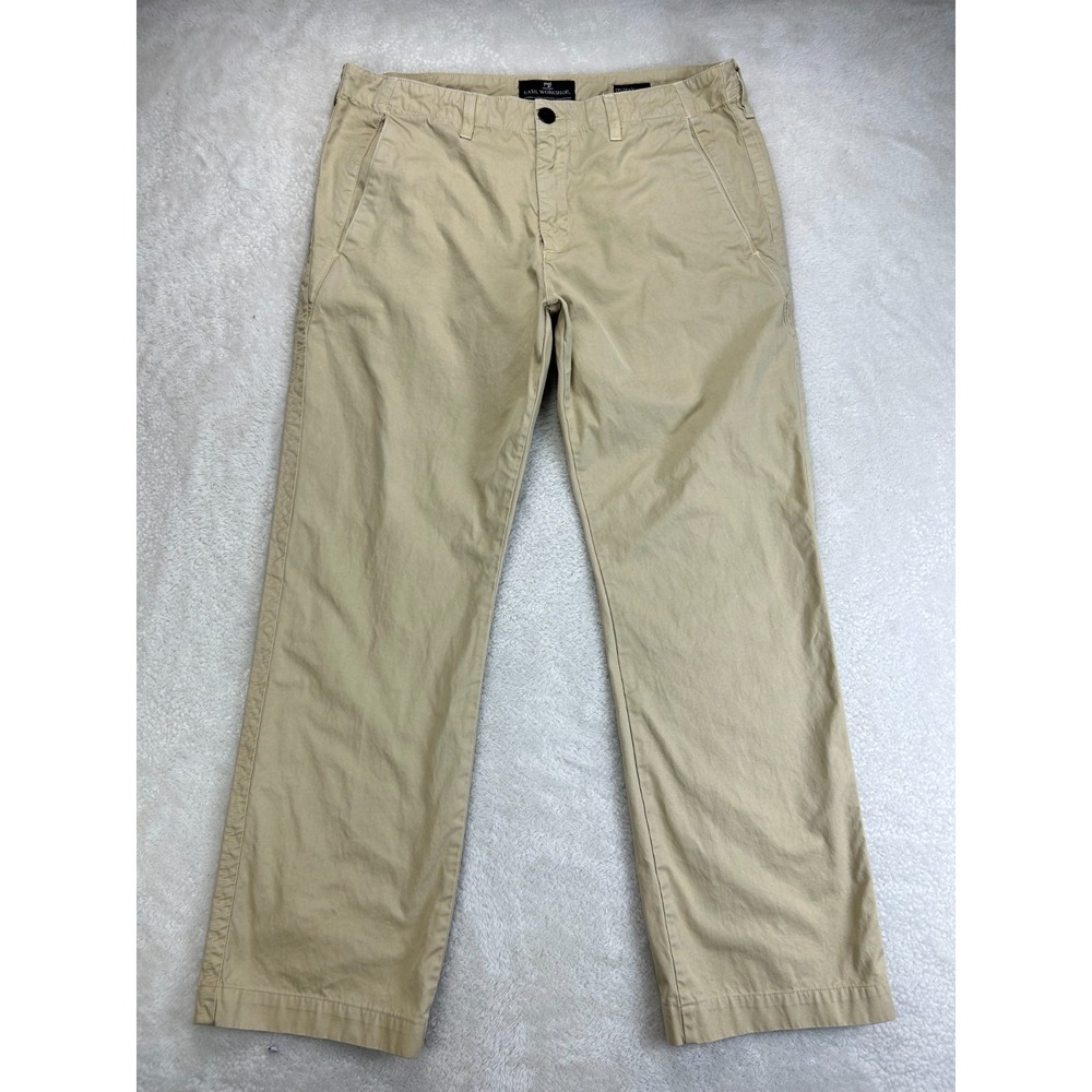 Kasil Workshop Truman Chino Pants Mens 36 Sandblast Modern Vintage Athletic Fit